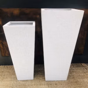 Tall Square Taper Planter