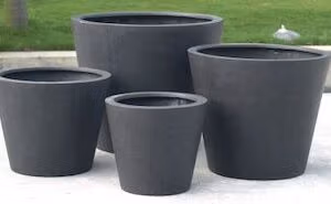 Tub Planter - premium lightweight terrazzo - crucible