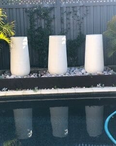 Tall Bell Polystone Resin Water Feature