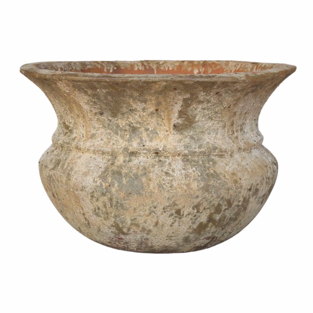 Flared Urn - A Very Stable Flat Bottom Planter With A Wide Opening.