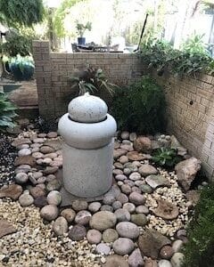 Waverley Water Feature: A serene fountain with cascading water