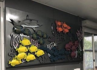 Mixed Swimming Fish Panel