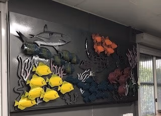 Mixed Swimming Fish Panel