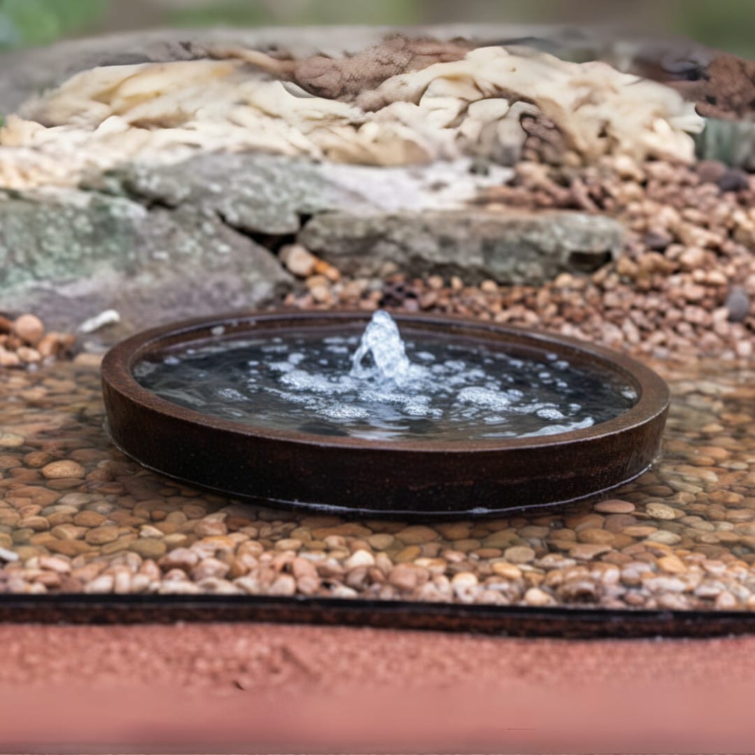 Resin Bowl Rusted