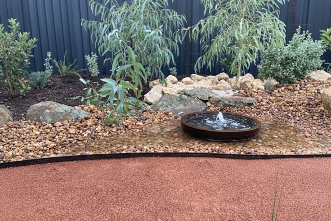 Rusted Resin Bowl - Wide