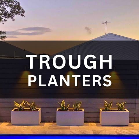 Trough Planters: Rectangle Planter Boxes