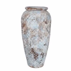 Diamond Water Feature In Beautiful Blue And White Pattern